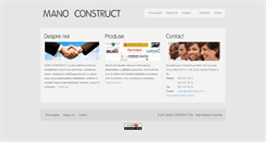 Desktop Screenshot of manoconstruct.ro
